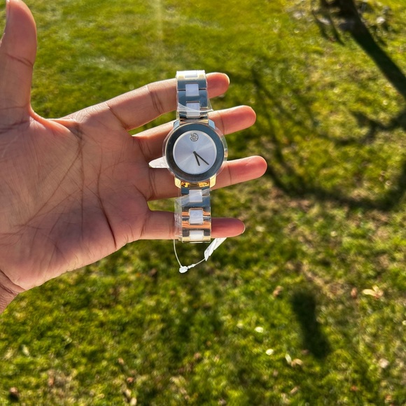 MOVADO BOLD CERAMIC CRYSTAL ACCENT BRACELET WATCH main image 13